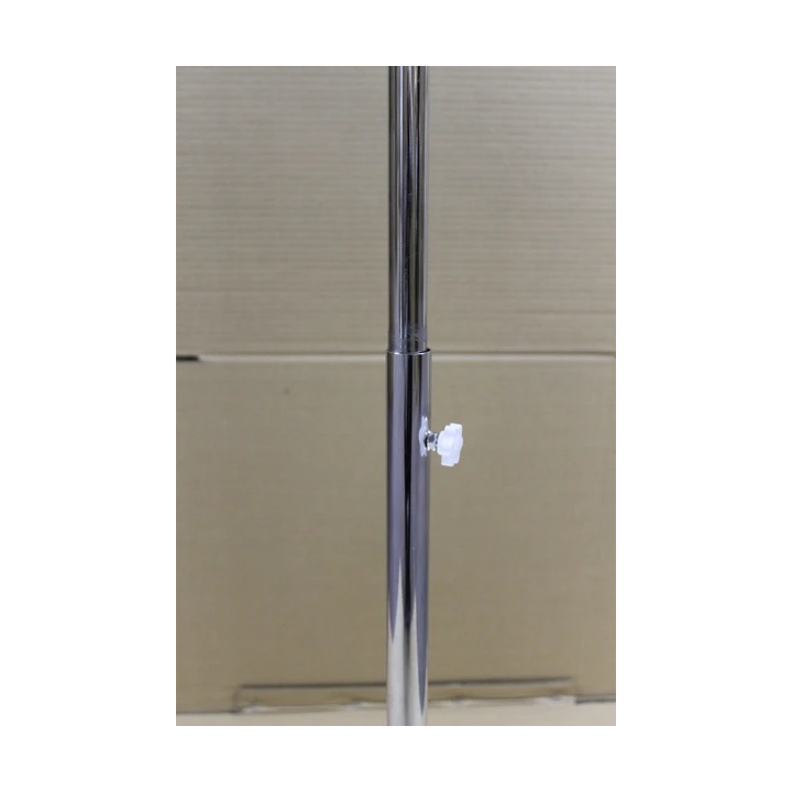 MDF61-WM - Size M White Male Dress form mannequin Metal Neck Base